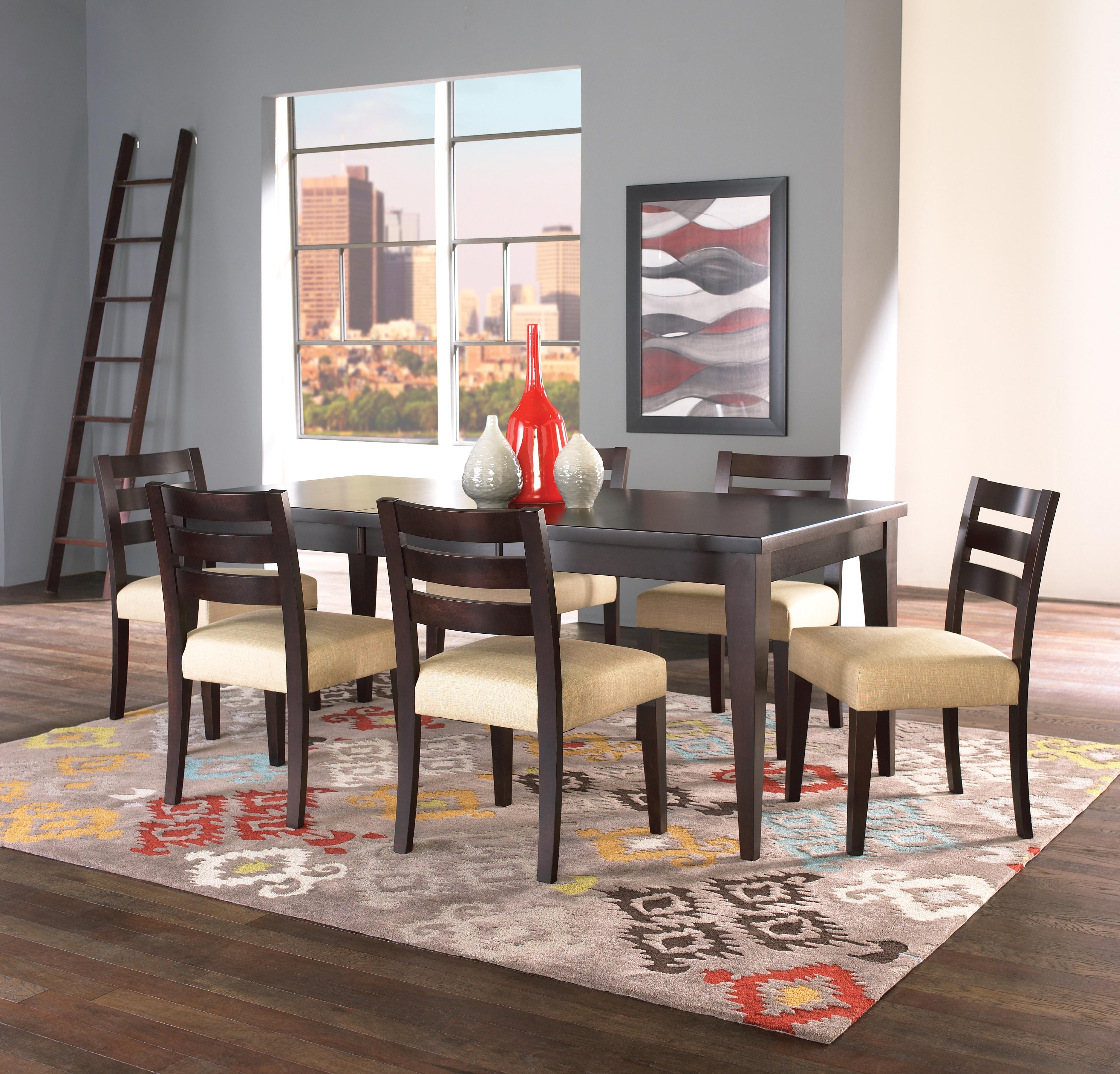 Canadel Custom Dining Customizable Rectangular Table with Thick Top and